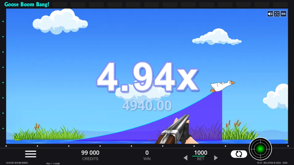 Goose Boom Bang - Crash Multiplier